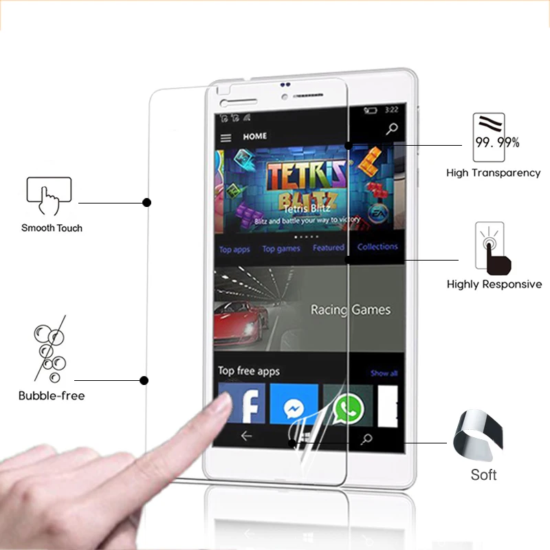 Ultra Thin HD LCD Screen Protector Film For Cube WP10 6.98'' Tablet PC