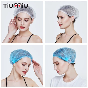

2019 Unisex Disposable Chef Hat Kitchen Food Service Clean Cooking Cap Beauty Salon Spa Work Hat Workshop Food Factory Dust Cap
