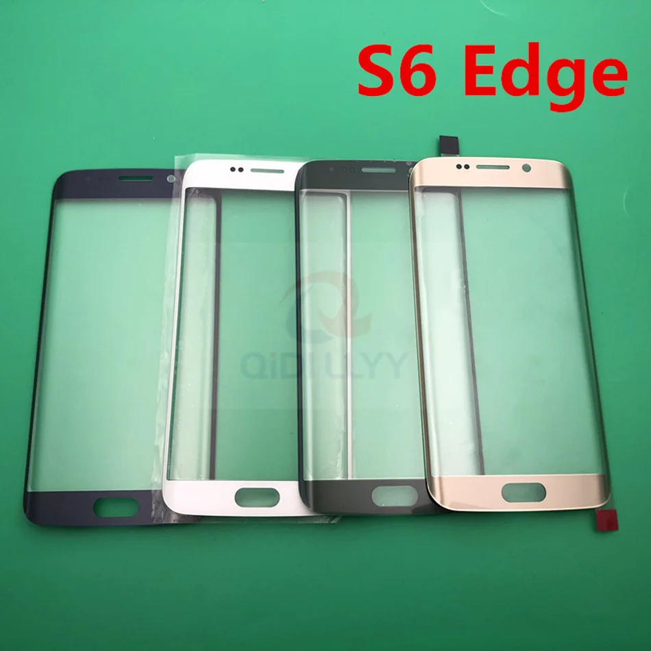 

10pcs/lot AAA+ Original Front LCD touch screen outer glass lens replacement for samsung galaxy S6 Edge G925 G925F G9250