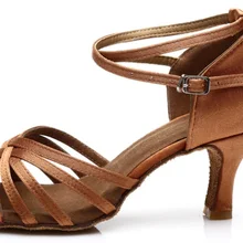 Обувь для латинских танцев на высоком каблуке для взрослых и девочек; обувь с мягкой подошвой; женская обувь для латинских танцев; атласная обувь; Бальный Танец Сальса; большие размеры