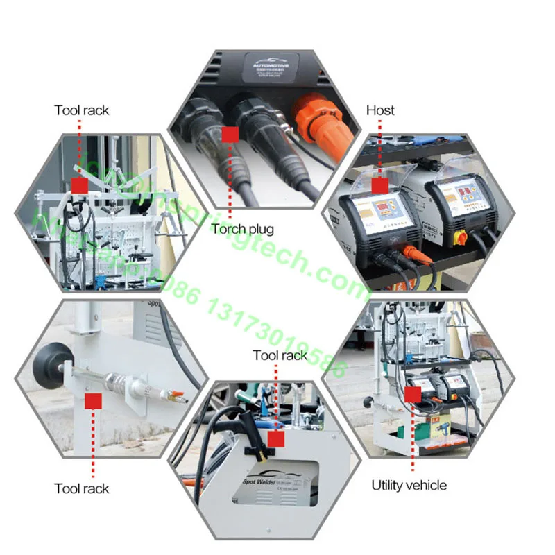 Точечный сварочный аппарат из алюминия и стали, съемник вмятин/точечный сварочный аппарат