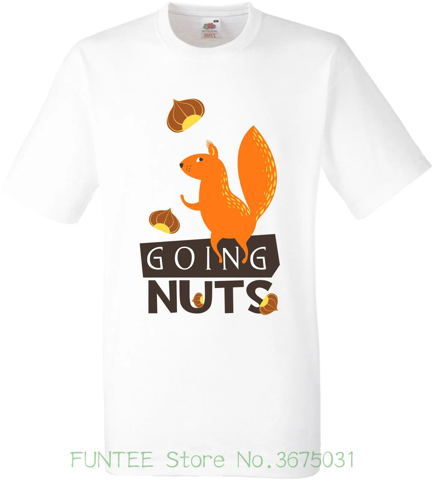 Women's Tee Going Nuts T Shirt Summer Funny Cotton Hipster Tees Fashion Harajuku Brandin T