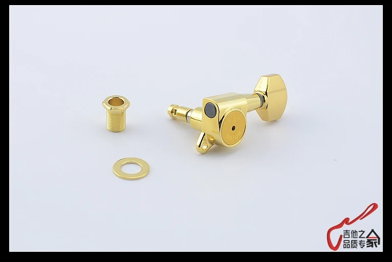Оригинальные 6 в линии GOTOH SG381 07 HAPM гитарные ключи для настройки гитары (золото)