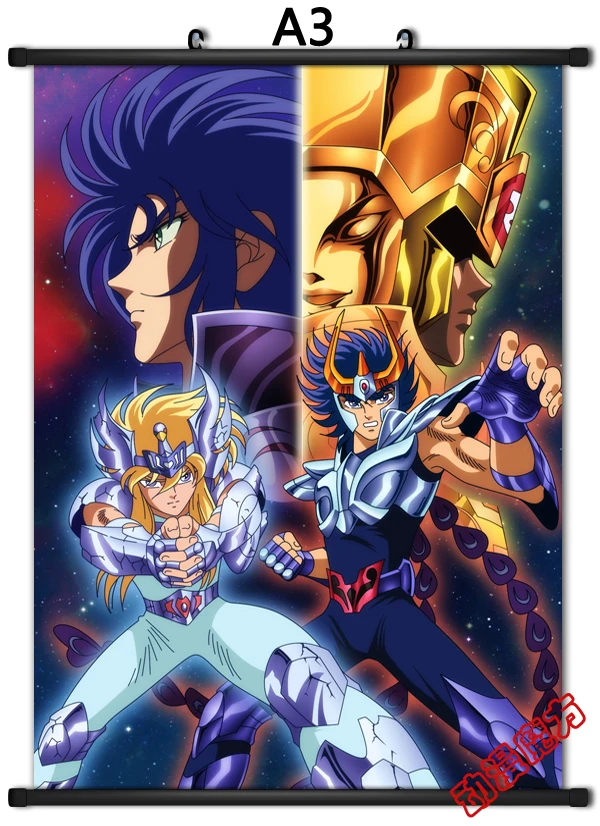 Обновленная японская декоративная картина аниме Saint Seiya Hiruda & Shiryu Hyoga Tethys домашний
