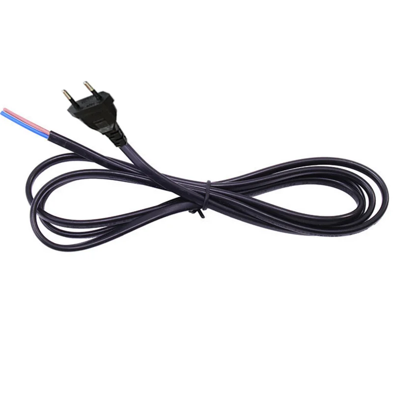 1,8 м светодиодный на включения/выключения шнур питания ЕС Подключите кабель переменного тока светильник модулятор лампы линии контроллер для Светодиодный лампа настольная Электрический провод AC220V - Цвет: 1.8M No switch