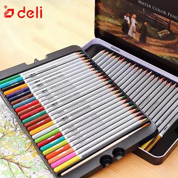 

Deli Professional Color Pencil Student Painting Drawing Pencil Set School Stationery 24/36/48/72 Colors Pen Artist Supplies