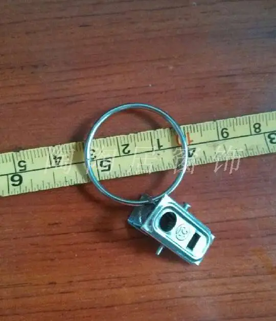 70pcs Window Shower Curtain Rod Clips Rings Stainless Steel Drapery