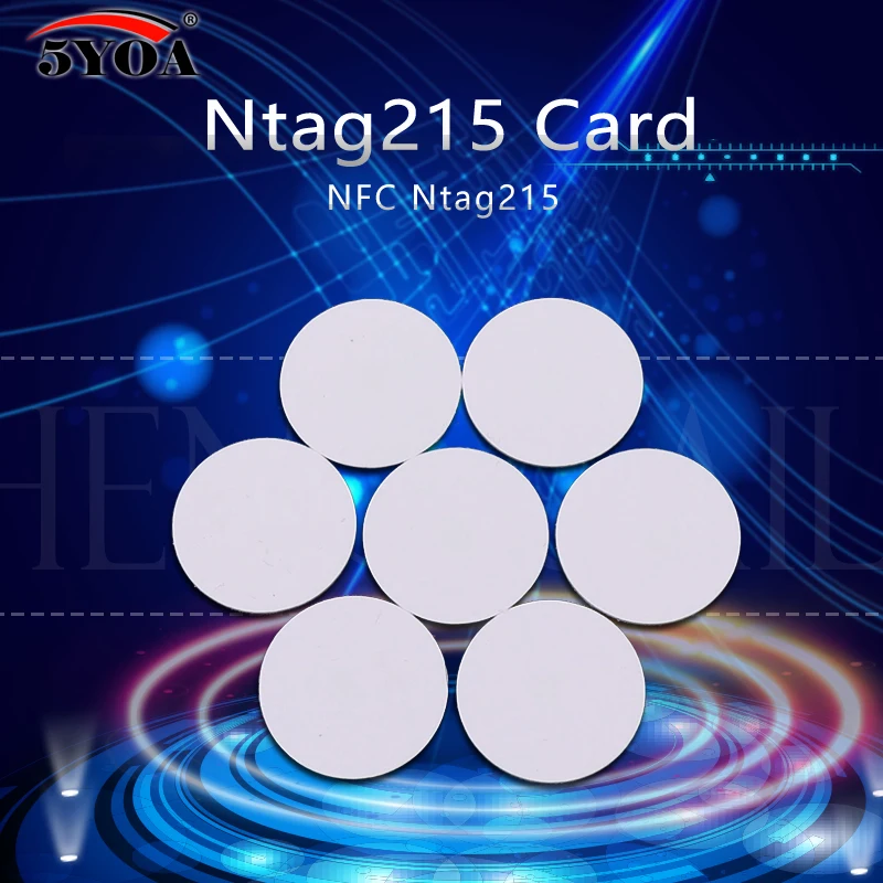 100 шт. 500 в партии Ntag215 NFC тег для ключей маркерный патруль rfid метка мини