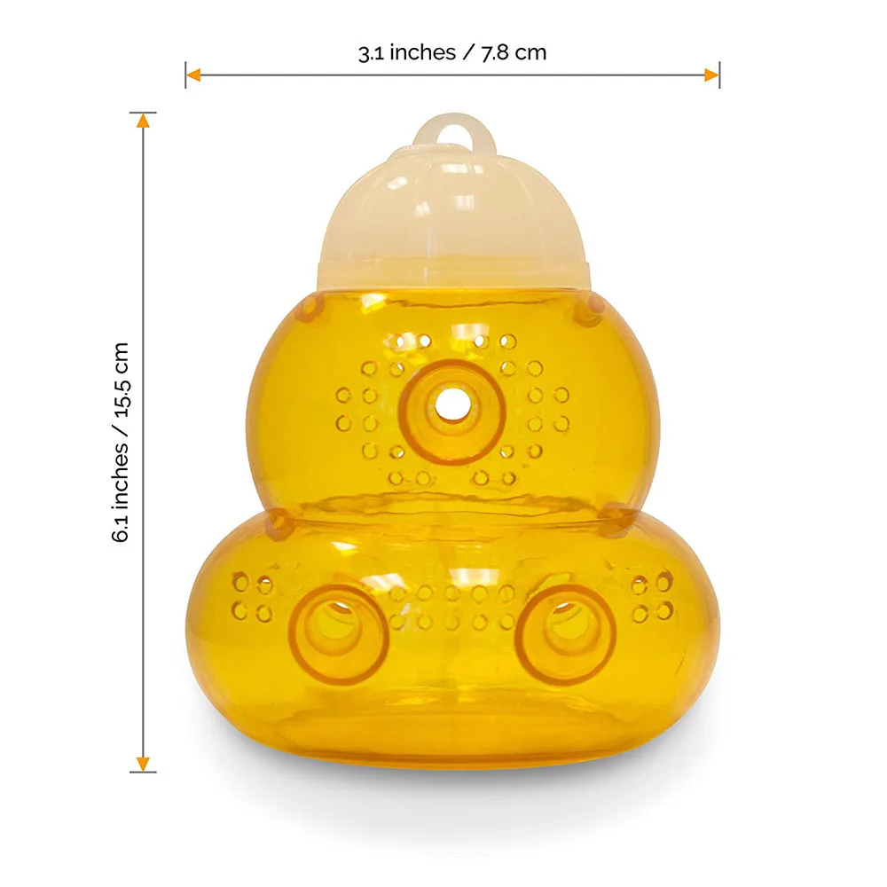 2 упаковки улей ловушка для ОС Hornets желтый пиджак ОСА репеллент ловушка для пчел дома сад ОСА Hornet Висячие ловушки