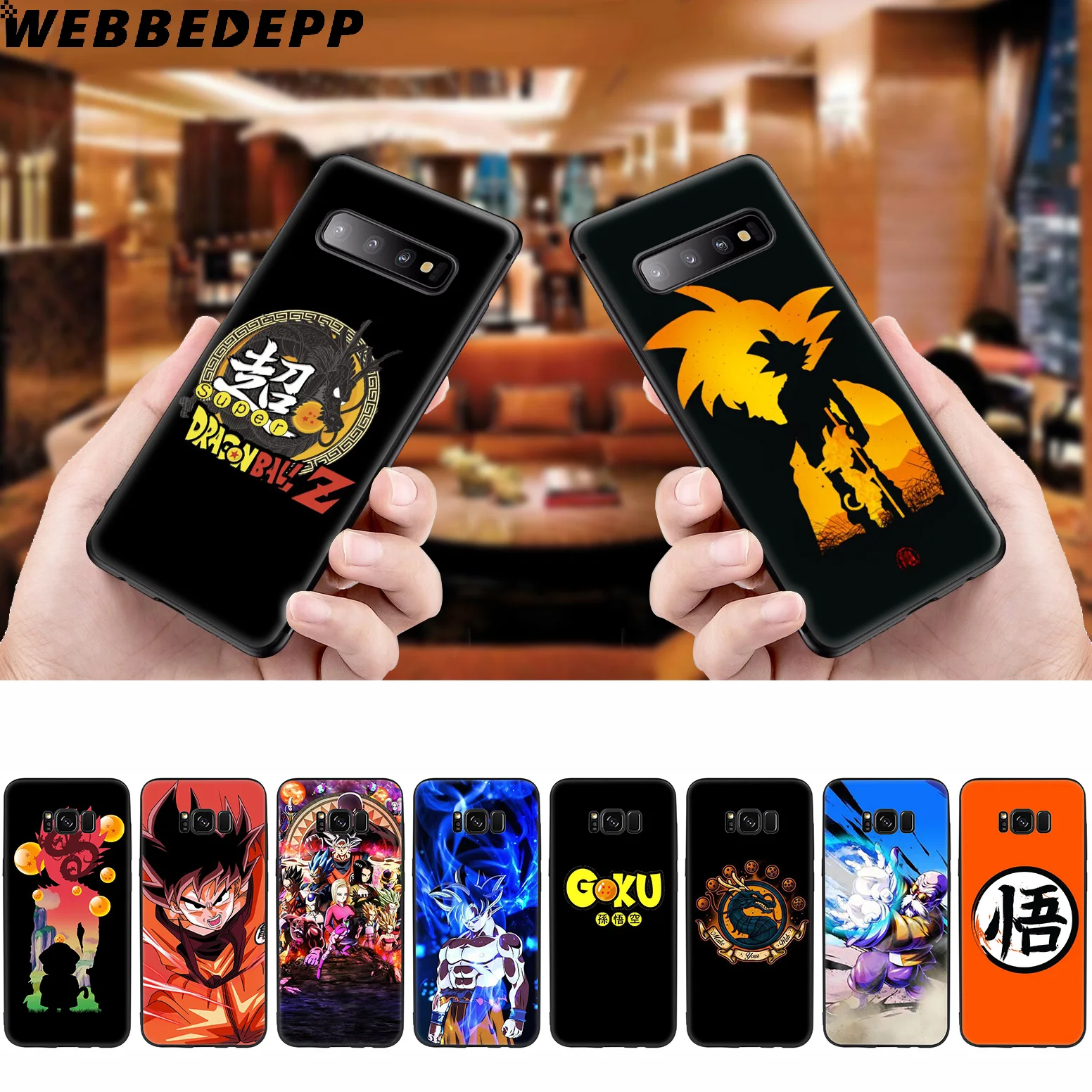 WEBBEDEPP Dargon Ball Z Soft Case for Samsung Galaxy S10 S10e S9 S8 Plus S7 S6 Edge &amp J6 2018 Note 10 9 8 |