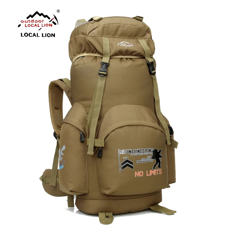 

LOCALLION Large capacity outdoor bag mountaineering backpack camping backpack waterproof outdoor bag Waterproof Big rucksack
