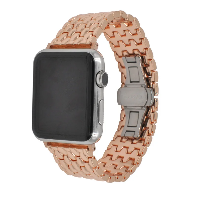 

Dragon pattern Metal Bracelet Stainless Steel Strap for Apple Watch 38 40 42 44mm Band iWatch Series 5 4 3 2 1 Watchband