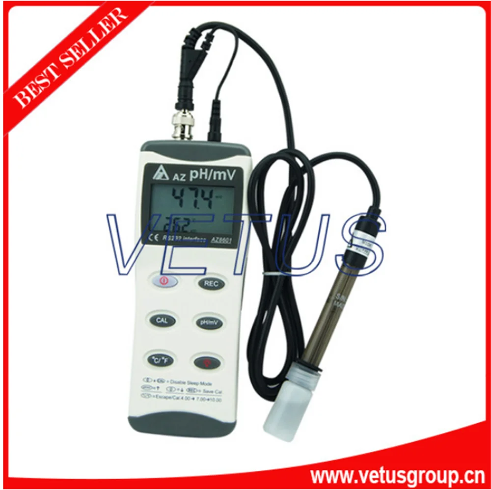 

AZ8601 Digital PH meter price PH electrode with RS232 Interface Temperature