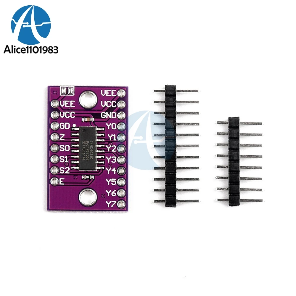 CJMCU 4051 74HC4051 CD4051 одноканальный 8 канальный цифровой контроллер аналоговая