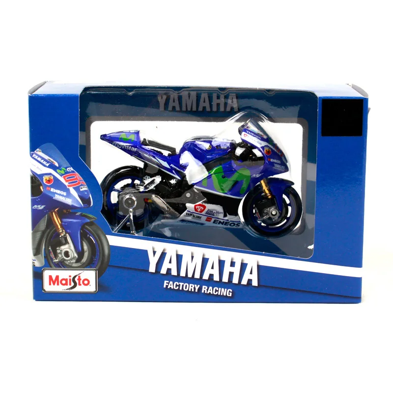 Maisto Коллекционная 1:18 YAMAHA № 99 лого Jorge Lorenzo модель мотоцикла Moto GP YZR M1 литья под давлением Moto детские игрушки коллекция подарков