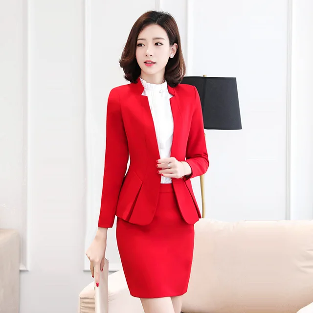 conjunto de saia com blazer