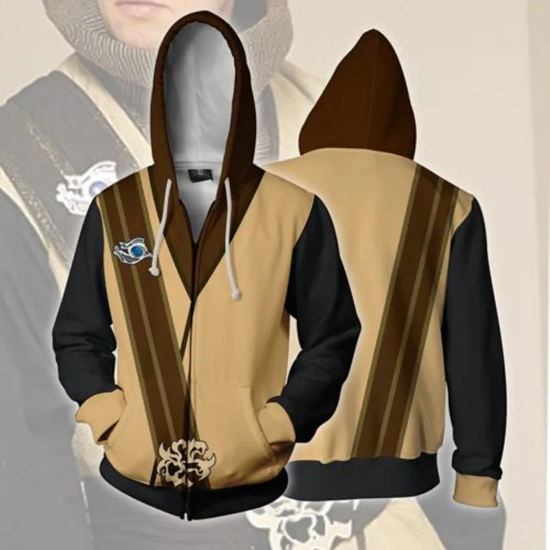 

Babylon 5 Minbari Earth Force Cosplay Costumes Zipper Hooded 3D Printed Jacket Hoodie Coat Sportswear Casual Sweatshirts Top