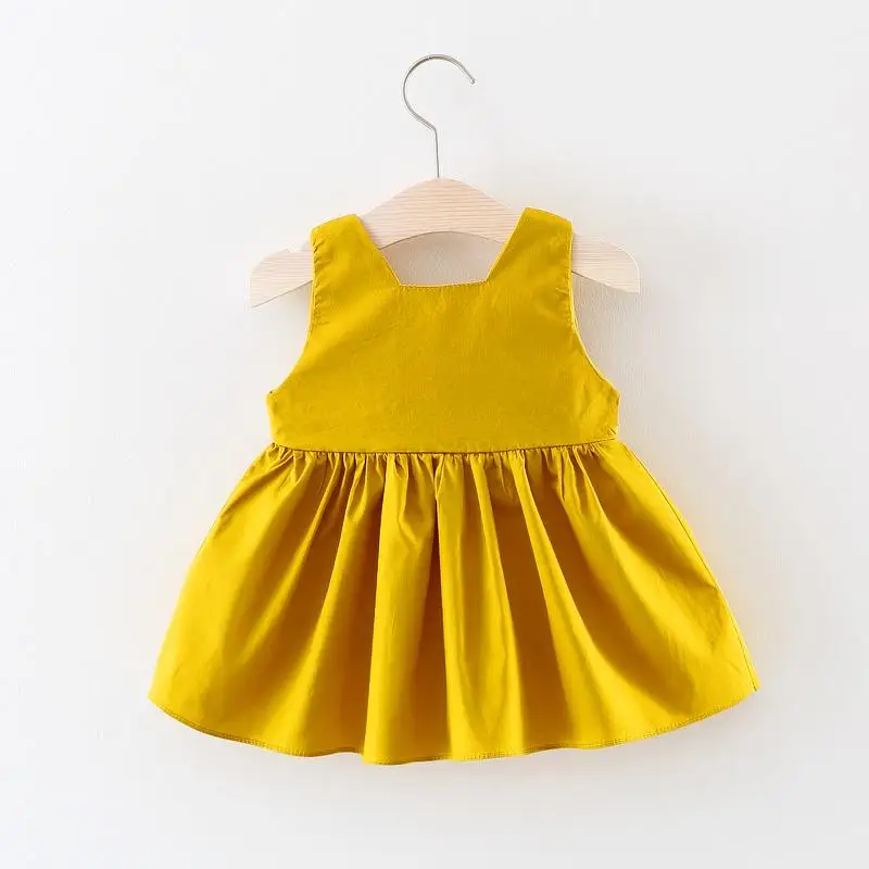 Г. Платье для новорожденных девочек летнее платье без рукавов с цветочным рисунком для малышей праздничное платье на 1 год для дня рождения одежда для малышей