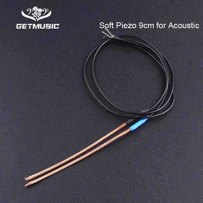 

10 pcs Under Saddle Piezo Electric Film Sensor for Folk Acoustic Guitar Pickup Sticks Soft Strip
