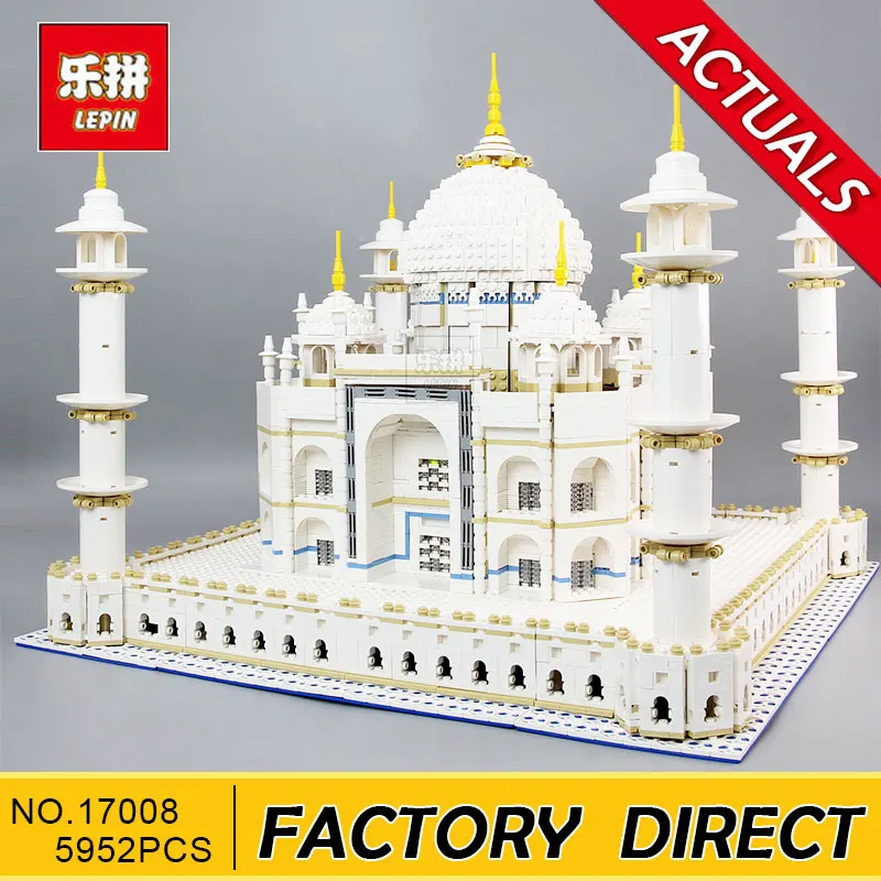 

Lepin 17008/17001 5952pcs The Tai Mahal Model Building Kits Brick Blocks Toys Compatible 10189 Children Educational Funny Gift