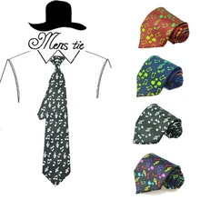 Стиль Мужская Мода 10 см широкий "Белый/пурпурно-красный/красочных небольшой нот" Pattern Mix полиэстер тканые классические вечерние галстуки