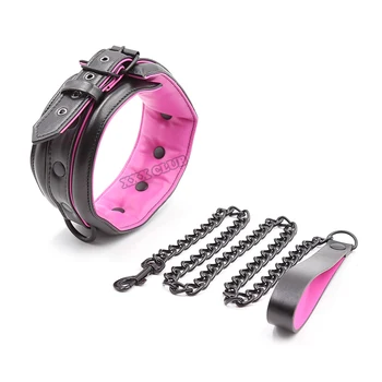 Thierry New Arrive High Quality Luxury Collar Wrist Ankle Cuffs for Slave Role-Play Adult Games,Handcuffs Bondage Restraints Set 5