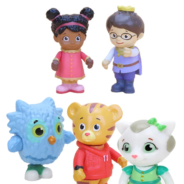 5pcs lot daniel tiger s neighborhood daniel katerina cat friends