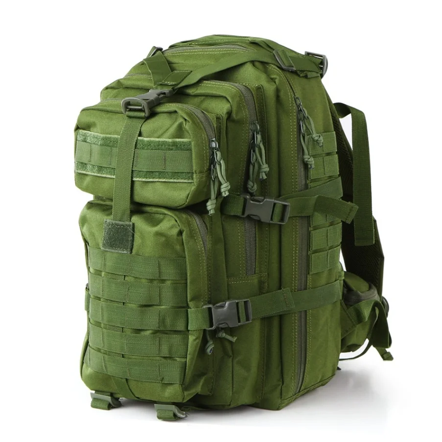 38-40L уличный рюкзак, сумка для выживания, разведка, походный рюкзак, военный тактический рюкзак, спортивная сумка для путешествий, охоты - Цвет: Армейский зеленый
