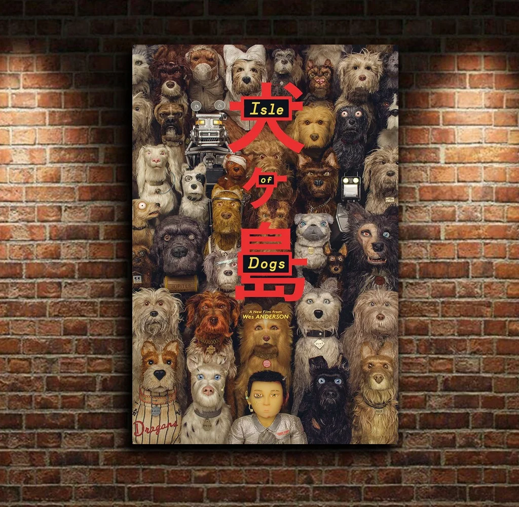 

Isle Of Dogs (1/3) Movie Art Silk Fabric Poster Print for Room Wall Decor