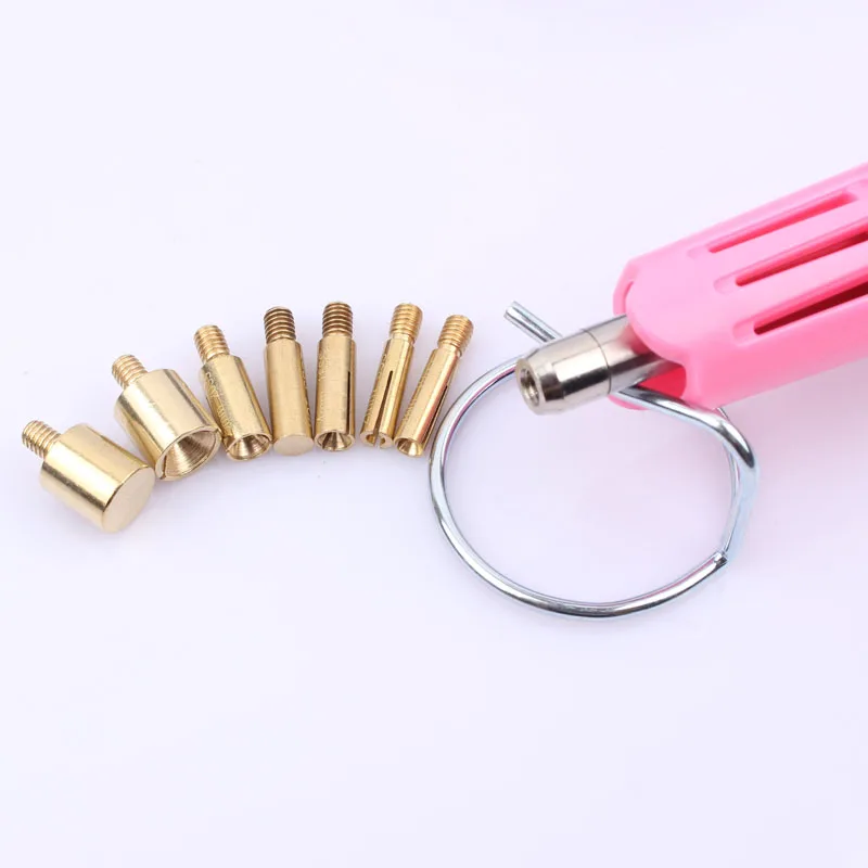 New EU plug purple/Pink 5 Seconds Fast Heated! Iron-on Hot Fix Rhinestone Applicator Wand Heat-fix Tool