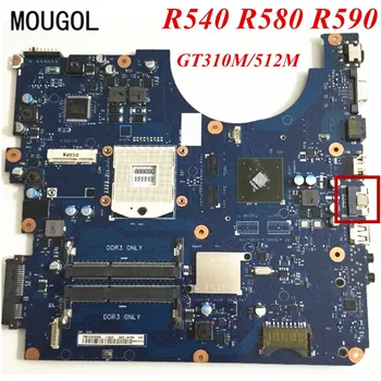 

MOUGOL A+ Quality motherboard For Samsung R540 R580 R590 Laptop motherboard GT310M/512MB HM55 DDR3 BREMEN-M REV:1.4 100% Tested