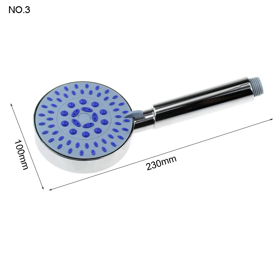 9 стилей, новая ручная насадка для душа с водяным охлаждением, насадка для душа для ванны, распылитель, фильтр, АБС-насадка для душа NW102 - Цвет: No3