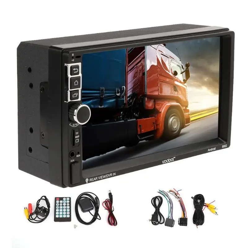 Flash Deal VODOOL 2 Din Android 7.1 Quad-core Car Stereo Player Multimedia Video MP5 Player 3G 4G WiFi GPS Navigation Audio Player+ Camera 13