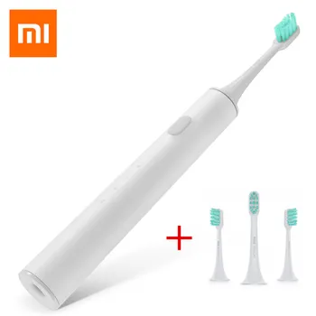 

Xiaomi Mi Home Sonic Electric Toothbrush Waterproof Tooth Brush Oral Hygiene APP Control + 3Pcs/Set 111 Brush Head Toothbrush
