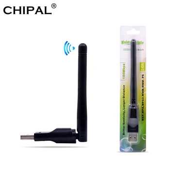 

CHIPAL 10PCS RT5370 chipset 150M USB WiFi External Adapter Dongle Mini Wireless LAN Network Card 2dbi 2.4G 802.11n/g/b WI FI