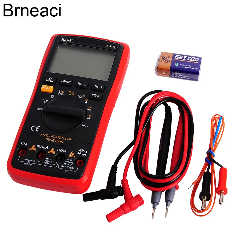

Brneaci Intelligent Measurement Digital Multimeter Protection Strip Temperature Test Table Capacitance Meter