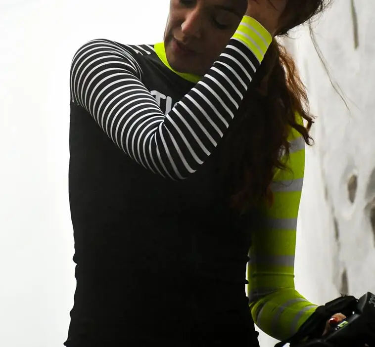 Эта команда pro, Женская велосипедная Джерси с длинным рукавом, Весенняя быстросохнущая одежда для горного велосипеда, одежда для велоспорта, одежда для велоспорта Ropa Ciclismo, быстросохнущая - Цвет: 2