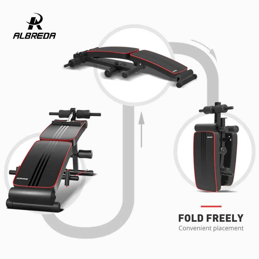 Albreda Fitness Portable Sit Up Bench Machine For Home Fitness