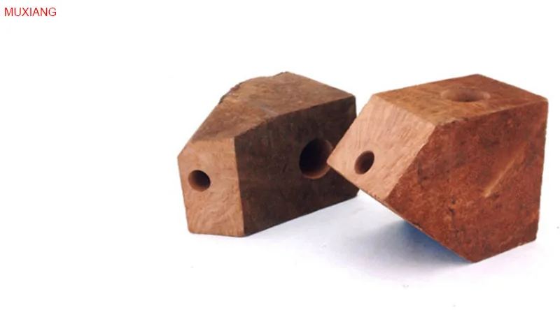 RU-MUXIANG специализированный деревянный блок бриара с акриловым наконечником для седла, поделки своими руками для изготовления труб, мужские компаньоны, распродажа из Китая aa0002