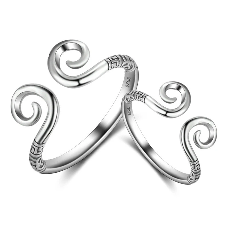 cheap New Design Monkey King Magic Spell Ring for Men amp;women Ring Sculpture Clouds Finish Silver Ring Fashion Personalized Jewelry