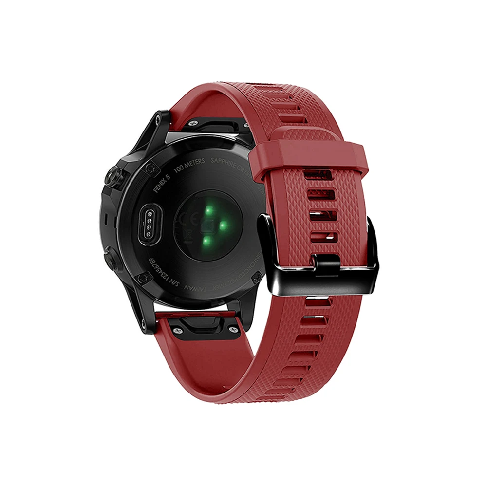 Ремешок для Garmin Instinct/Fenix5 5 Plus/Forerunner 935 945 ремешок часов Силиконовый 22 мм спортивный