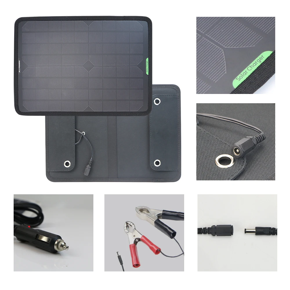12V Solar Car Charger Solar Trickle Charger Maintainer for 12V Vehicle Battery Motorcycle Battery with Cigarette Lighter Clips. 12V Solar Car Charger Solar Trickle Charger Maintainer for 12V Vehicle Battery Motorcycle Battery with Cigarette Lighter Clips.