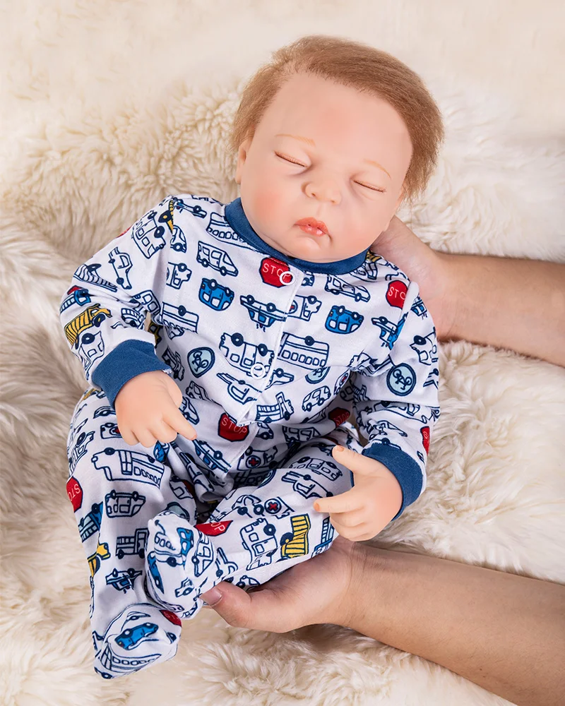 

48CM Silicone Reborn Baby boy Doll Bathe Interactive toy Lifelike Newborn Babies DIY model Doll Bebe Reborn Bonecas Menina NPK