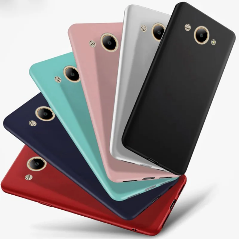 Phone Case for Huawei Y3 2017 Silicone Cover CRO-L02 CRO-L22 Cases Soft TPU Hard Matte Back Covers 5.0&quot |