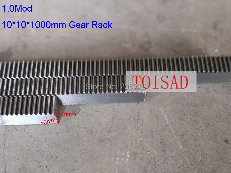 1 шт. м 0 мод 10*10*1000 мм прессформы шестерни прецизионные CNC стойки (прямые зубы)