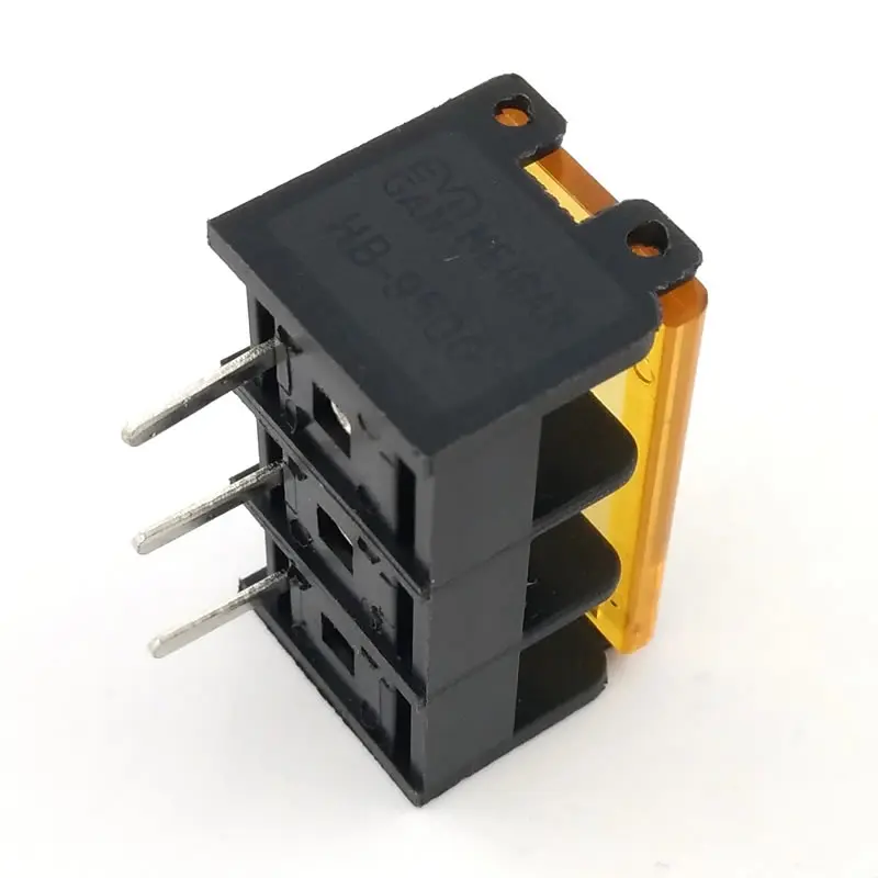 100 шт. HB 9500 3PIN крышкой барьер терминал 9 5 мм высокий ток разъемы 3P барьерные блоки