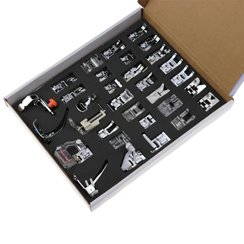 

32pcs/set Mini Sewing Machine Presser Foot Feet Braiding Blind Stitch Darning Sewing Accessories for Brother Singer Janome