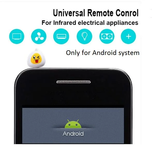 

Pocket Mobile Phone Smart Remote Control IR wireless only for Android use for Air Conditioner/TV/DVD/ Home Appliances