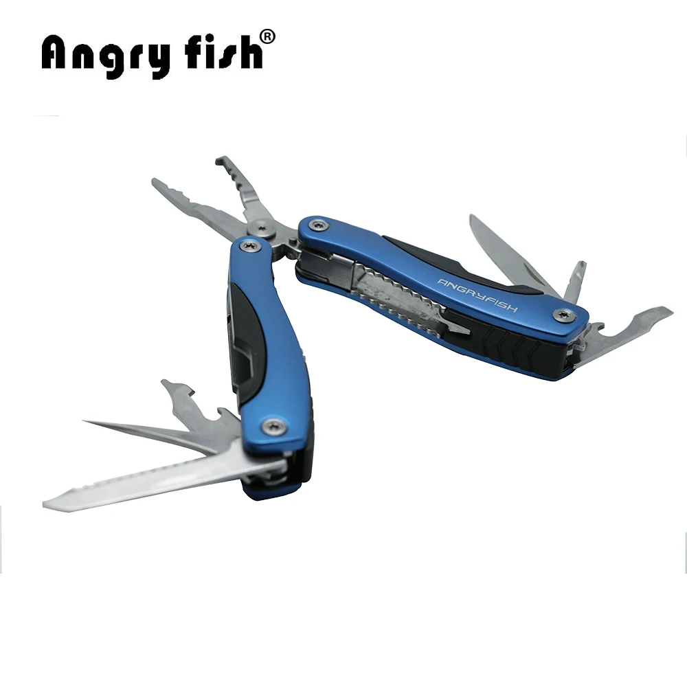 Angryfish многофункциональные инструменты плоскогубцы L5 рыболовные крючки алюминиевые рыболовные зажимы разъемное кольцо резаки рыболовные крючки для удаления
