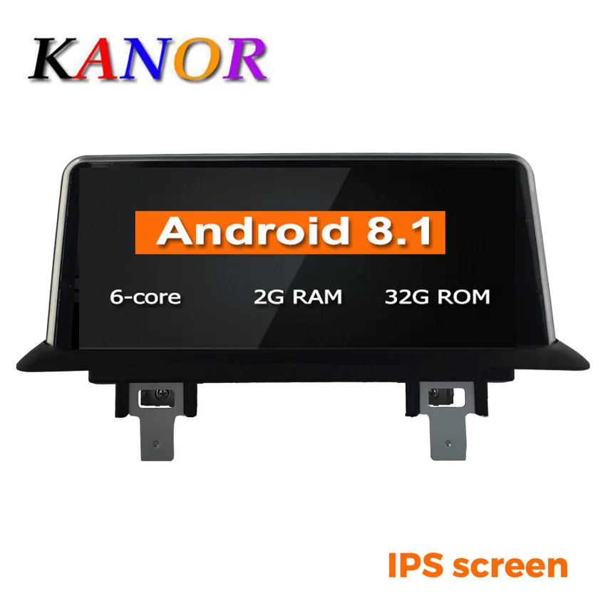 

KANOR 10.25" IPS screen 6 Core 2+32G Android 8.1 car gps navigation multimedia palyer for BMW E87 2006-2012 with Idrive